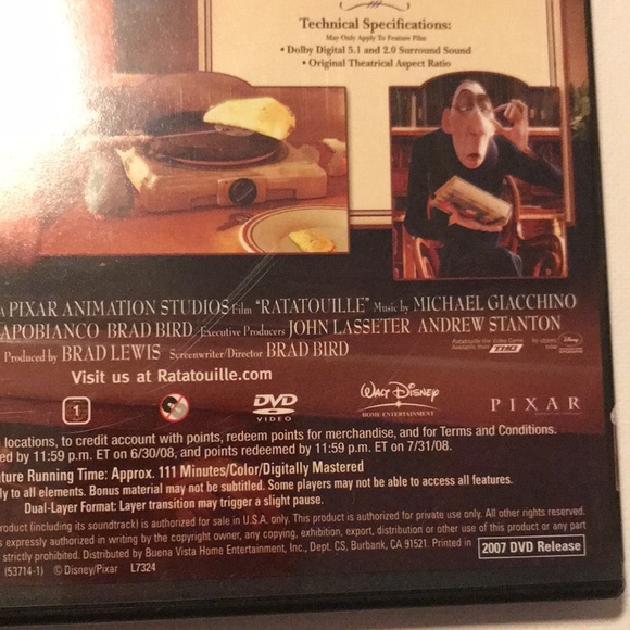 2 DVDs: The Fox & The Hound 2 Animated + Ratatouille (Disney PIXAR) - Picture 11 of 14